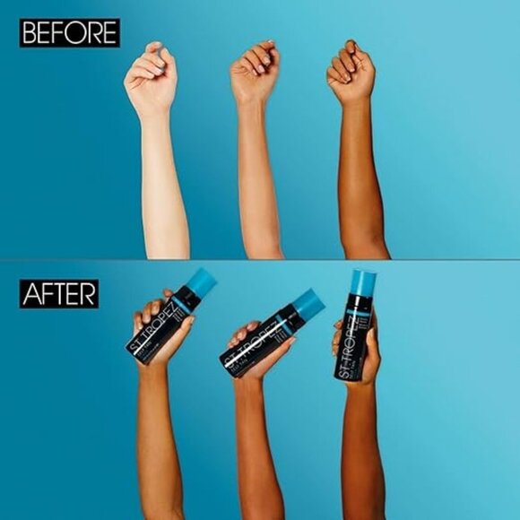 St. Tropez Self Tan Dark Bronzing Mousse 200ml Natural Healthy Skin Look - Picture 4 of 16